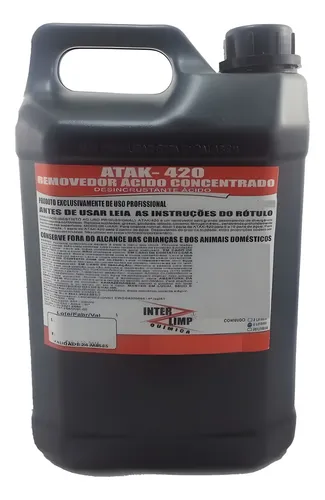 Limpa Pedra Concentrado Desincrustante Removedor Acido 5lts