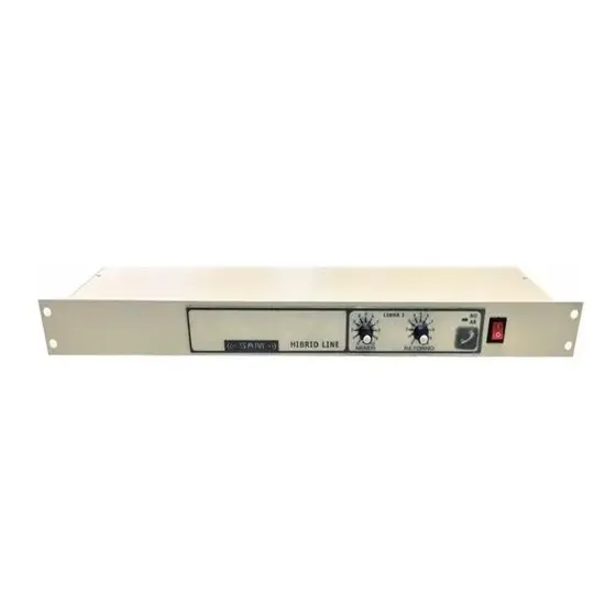Chave Híbrida P/ Uma Linha Com Retorno Interface Telefônica