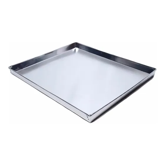 Assadeira Pão Doce 58x70x3,5 Cm - Flandres - Kit 10 Peças