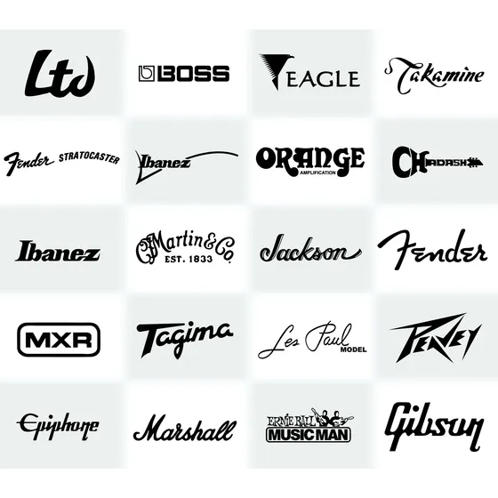 Adesivos - Guitar Decal - 67 Opções - Compre 1 Leve 2!