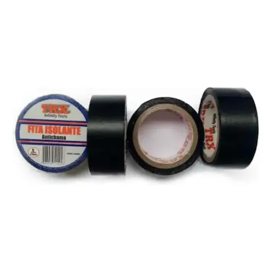 Fita Isolante Antichama 19mm Preto 5mts 100 Unid.