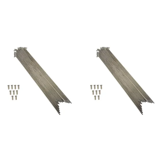 Raio Inox Cromado 295mm 2,0mm P/bike 29 72 Raios