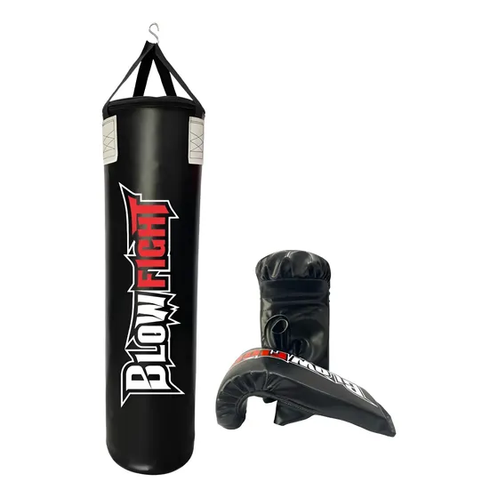 Saco De Pancada 90 Cm Profissional + Luva Bate Saco