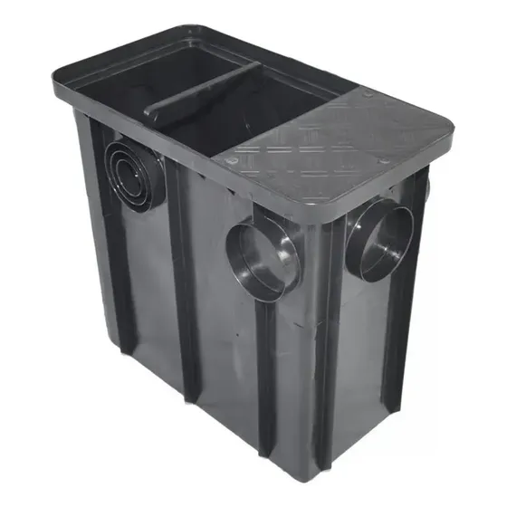 Kit Caixa De Gordura Sifonada 50l + Prolongador Mallton