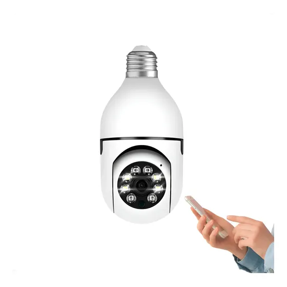 Camera Ip Inteligente Lampada Panoramica Yoosee Wifi Espiã