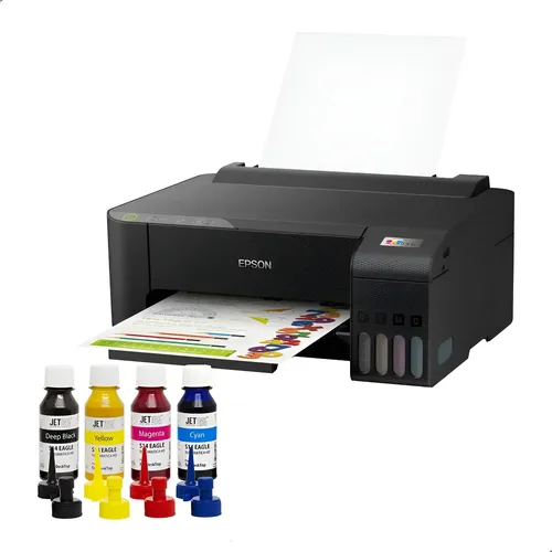 Impressora Sublimática Com Wi-fi Epson Kit 4 Cores Jetink A4