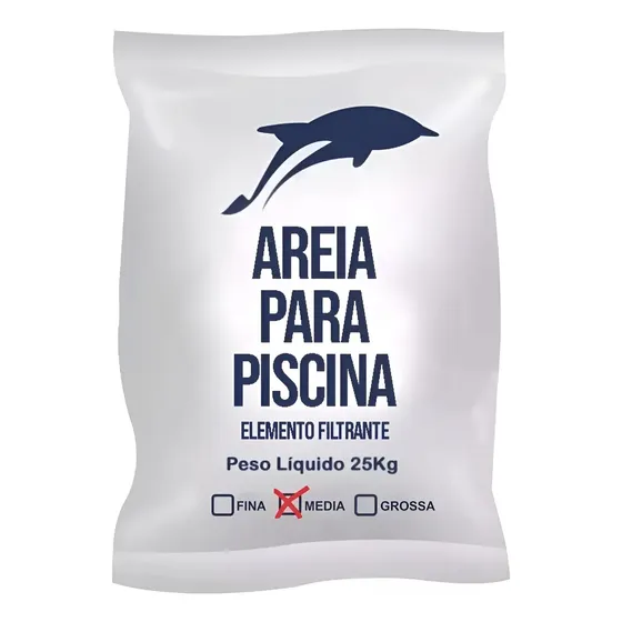 Areia De Piscina Para Filtro 25 Quilos Quartzo Especial Pis