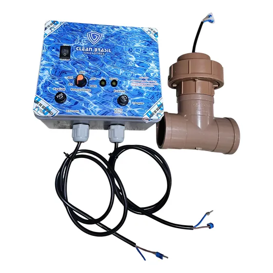 Ionizador Piscina 50.000 L, Clean Brasil, Sem Timer