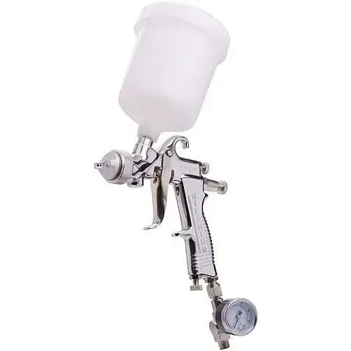 Pistola De Pintura Hvlp Com Regulador Bico 1.7 Mm