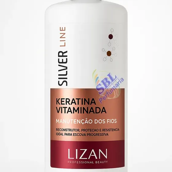 Queratina Silver Line Vitaminada Hidrolisada Gel Litro
