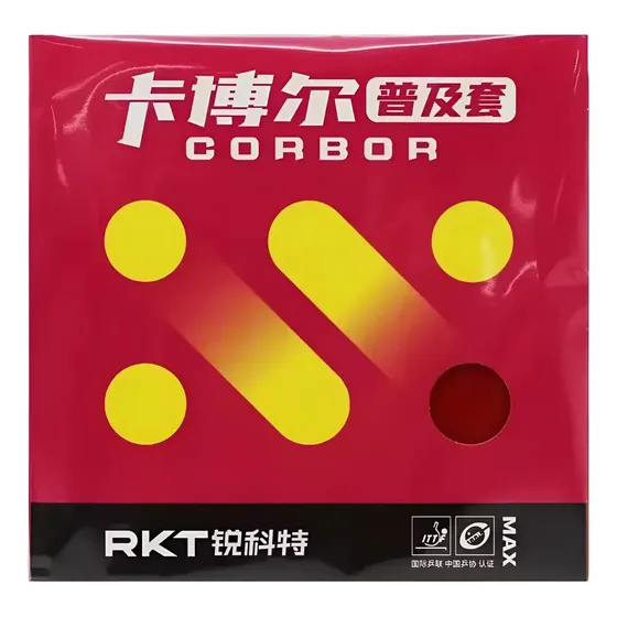02 Borrachas Reactor Corbor Tênis De Mesa + Sidetape Grátis