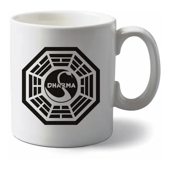 Caneca Iniciativa Dharma - Seriado Lost - Promoção