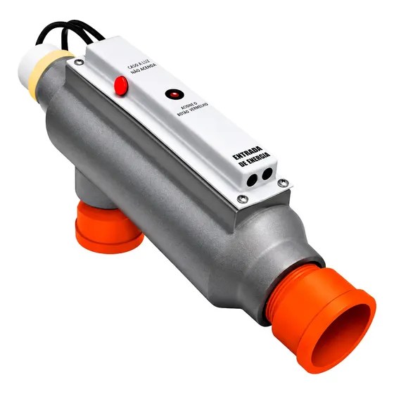 Aquecedor De Piscina Elétrico Compacto 6 Kw 10 Mil Litros