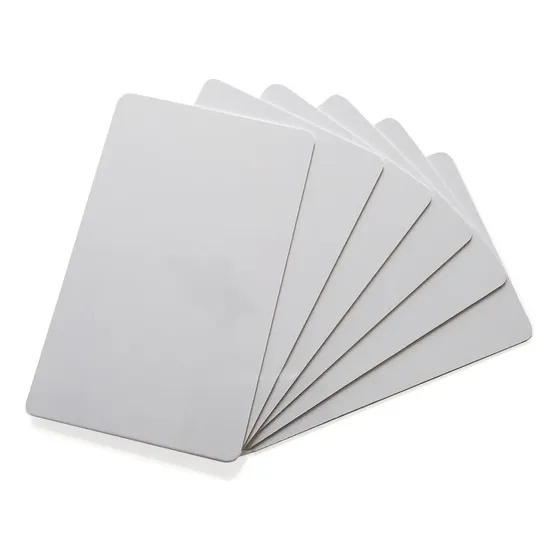 Cartão Pvc Branco Cracha 54x86mm Ink Jet T50 R290 Cx 250 Pçs