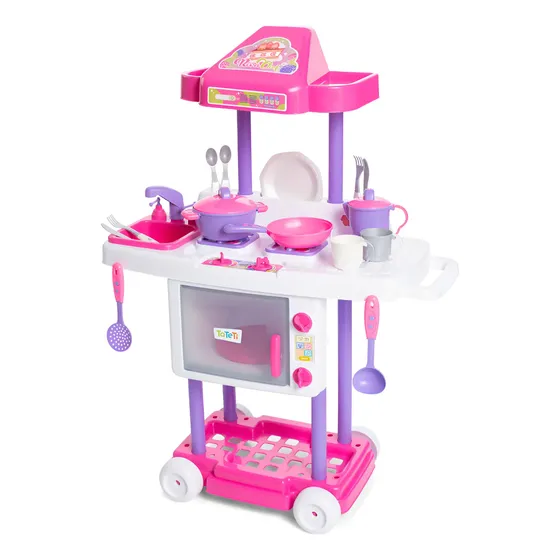 Cozinha Infantil Criança Completa Pia + Fogãozinho + Forno