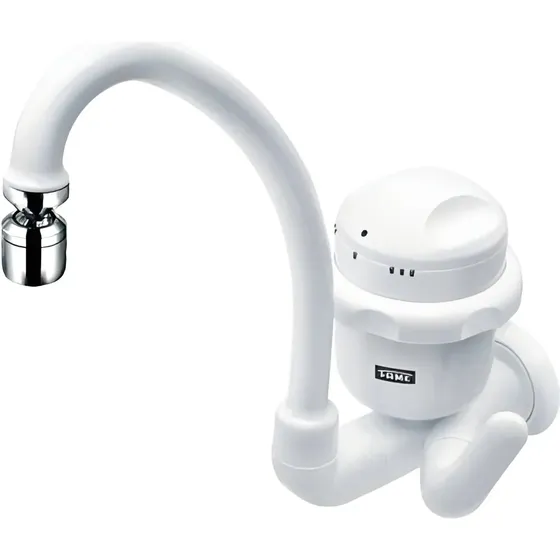 Torneira Eletrica Fame 220v 5400w Bica Movel Branca Branco Polido 220v 60 Hz