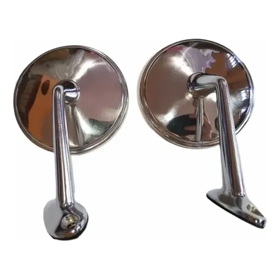 Retrovisor Opala Até 71 Até 79 Metal Inox Mp Lafer Corcel