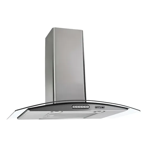 Coifa De Parede Depurador Vidro Curvo Inox 70cm 127v Fogatti