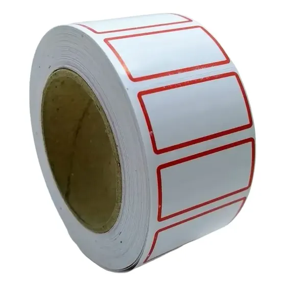 Etiqueta Para Preço Tarja 4 - 5 Rolos - Total 5.000 Unid.