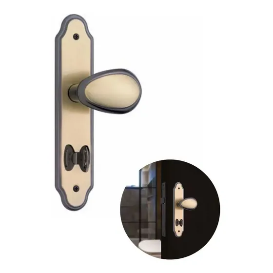 Fechadura 823 Interna Banheiro Quarto Inox Esc. Oxi R1371