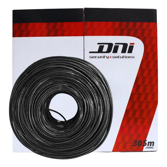 Cabo Utp Para Áreas Externas - Dni 8x50 Utp Pt C