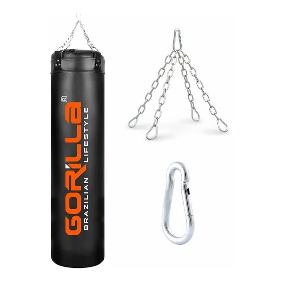 Saco De Pancada Profissional Gorilla Boxe Muay Thai 180cm