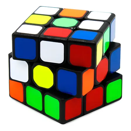 Cubo Mágico Profissional 3x3x3 Qiyi Sail W Preto - Original Preto