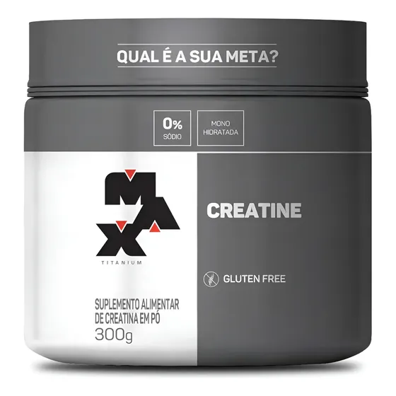 Creatina 300g - Max Titanium - Ganho De Força E Resistência