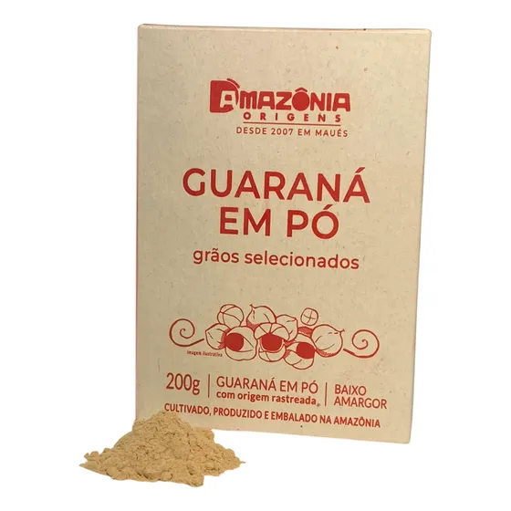 Guaraná Em Pó Selecionado - Embalado A Vácuo - Pacote 200g