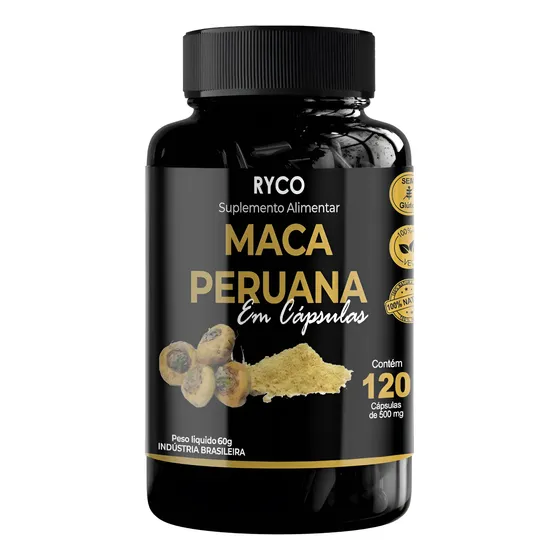 Maca Peruana Original 120 Cápsulas- Envio Já