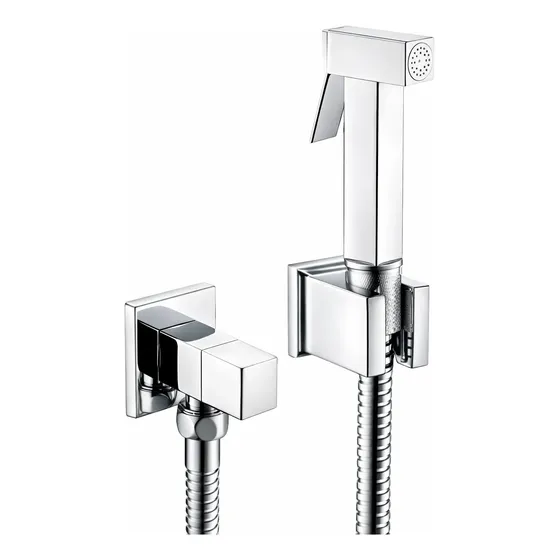 Ducha Higiênica Cromada Metal Modelo 1/4 De Volta