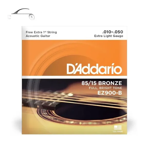 Encordamento Violão Aço D'addario 0.10 - Cordas Daddario