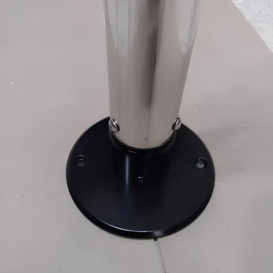 Barra Pole Dance Giratória De Aço Inox Removível 1 3/4