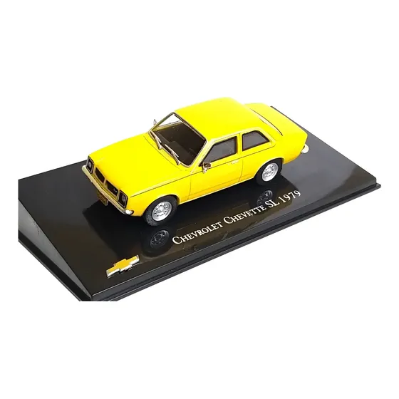 Miniatura Chevette Sl Bicudo 1979 1/43 Chevrolet + Revista