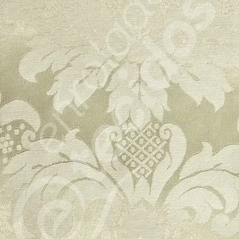Tecido Jacquard Bege Adamascado 48m X 2,8m No Atacado