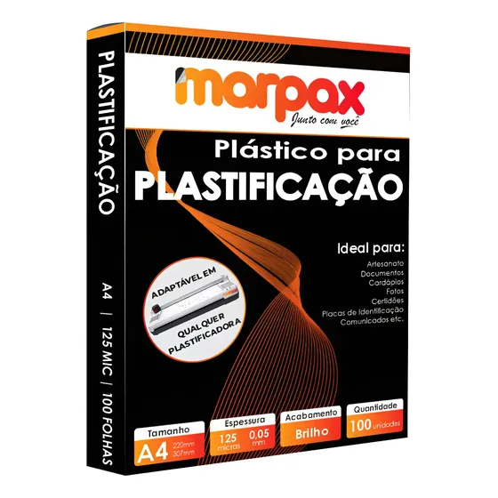 Polaseal Plástico Para Plastificação A4 220x307x0,05mm 100un