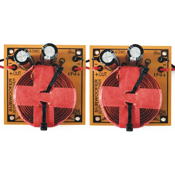 Kit 2 Divisor Frequencia Crossover Subwoofer 700 Rms 8 Ohms
