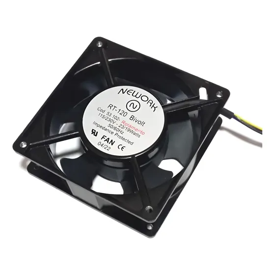 Ventilador Cooler Ventoinha Rt-120 Bivolt Rolamento 120x120