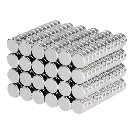 100pcs. Imã De Neodímio 5x1 Redondo Pequeno 5mm X 1mm N35