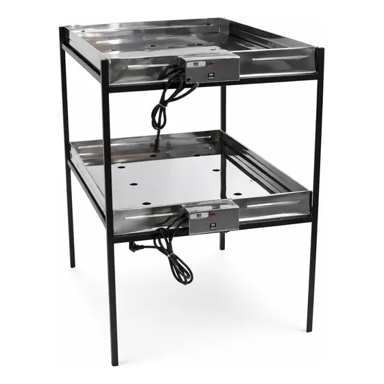 Marmiteiro Elétrico 50 Marmitas Inox C/ Pé 110 Ou 220v Novo