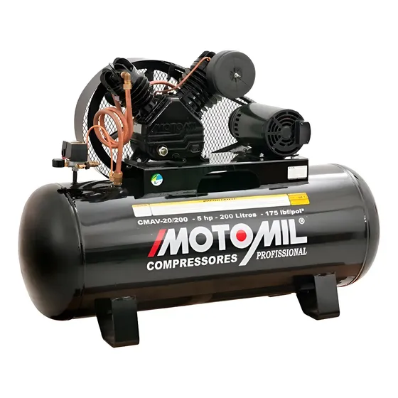 Compressor De Ar 200 Litros 20 Pés Alta Pressão Trif. 175lbf