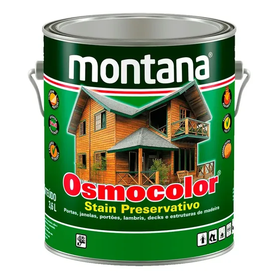 Osmocolor Montana Stain Transparente Madeira 3,6lt
