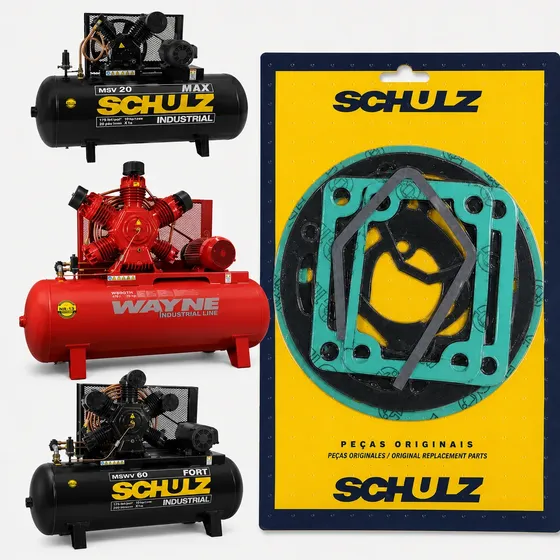 Jogo De Junta Completo Compressor 20 Max Schulz