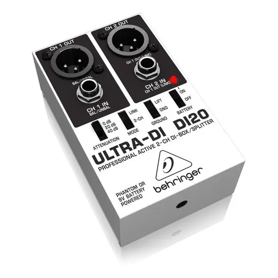 Direct Box Behringer Di 20 Ativo