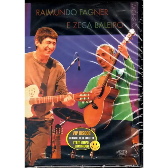 Dvd Raimundo Fagner E Zeca Baleiro O Show Novo Lacrado Raro