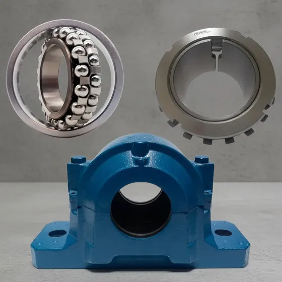 Kit Mancal Sn 509 Rolamento 1209 K + Bucha H 309 40 Mm