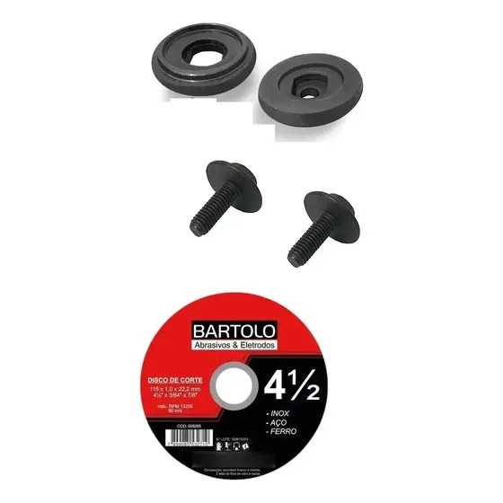 Flange+parafuso Serra Marmore Black&decker Tc13