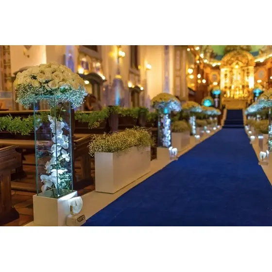 Passarela Tapete Marinho Para Casamento, Festas 10 Metros