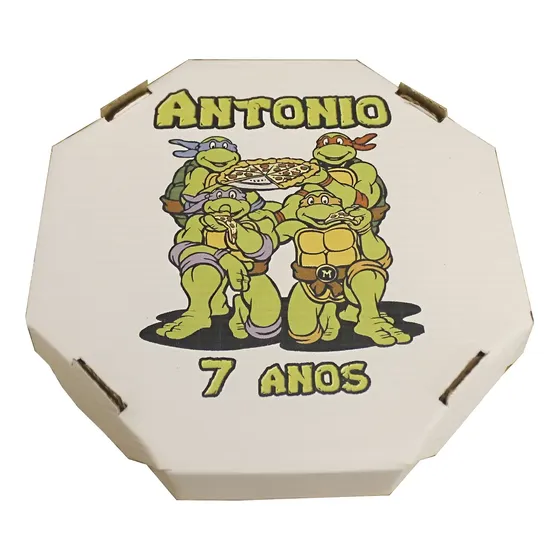 N 065 Caixa De Pizza Personalizada 35cm Sua Logo 100 Und.