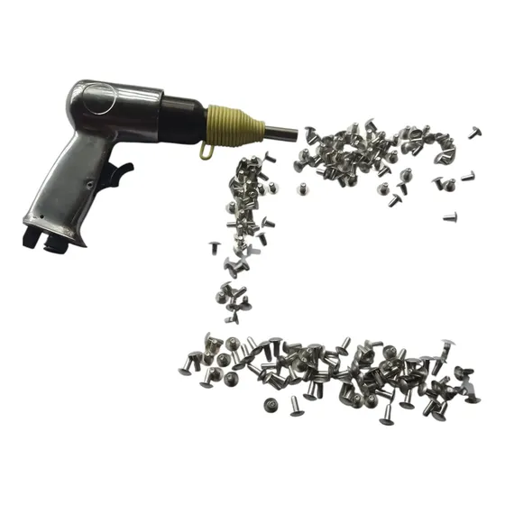 Martelete Para Rebitar Barcos De Aluminio Com Rebite Cônico